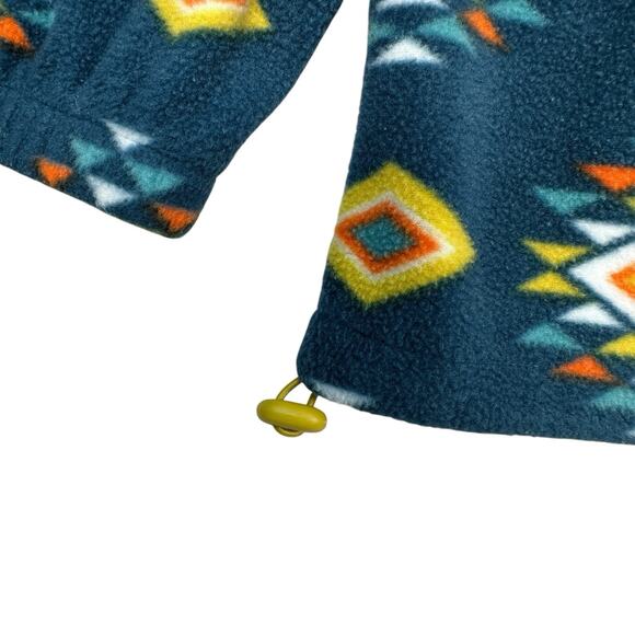Massive Outdoor Fleece Hoodie Pullover Mens Size XL Aztec Southwestern Gorpcore - Picture 10 of 10